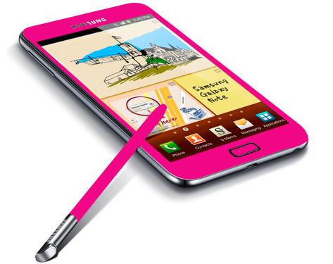 gambar samsung galaxy note pink, harga dan spesifikasi handphone galaxy note warna pink