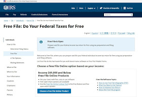 To make sure you are using the IRS Free File system, go to IRS.gov/freefile to review your choices