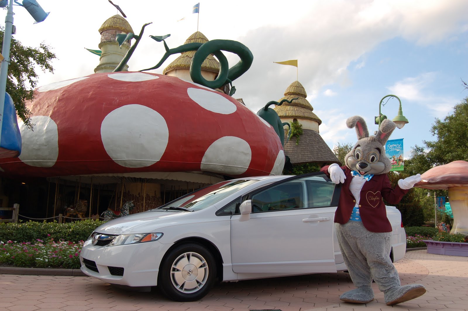 a four-door Honda Civic