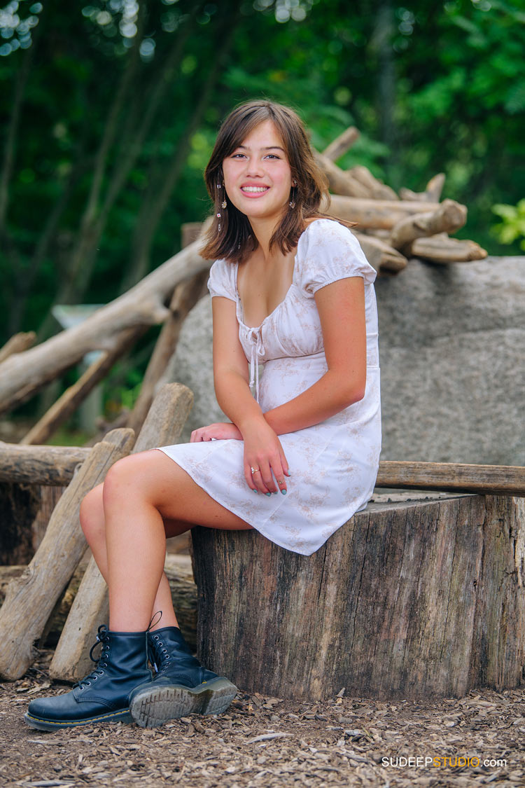 Senior Pictures in Matthaei Botanical Gardens by SudeepStudio.com Ann Arbor Senior Portrait Photographer