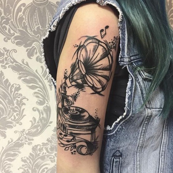 Música Tatuagens no Ombro para Meninas