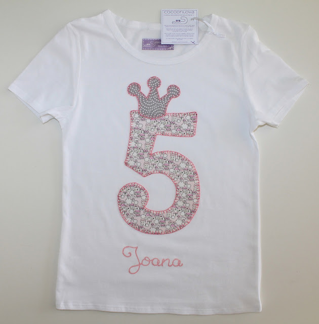 camiseta de cumpleaños 5 años