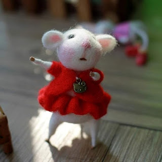 Needle Felted Mouse