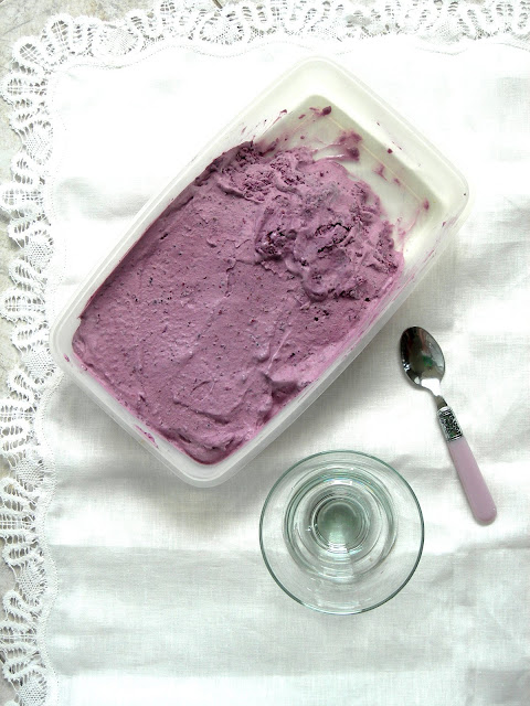 Helado de moras