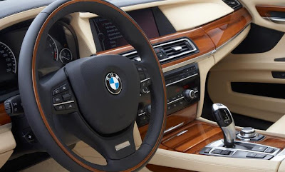 Interior of 2012 BMW 7 Series.