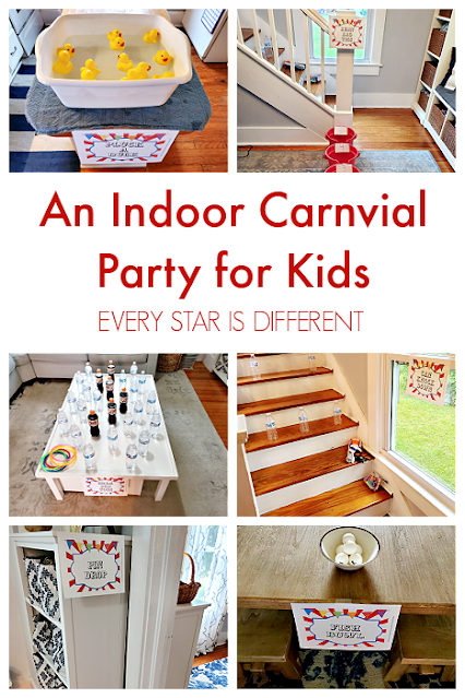 An Indoor Carnival Party for Kids