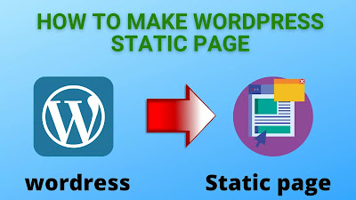 WordPress Static page guide