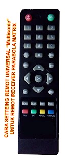 Cara Setting Remote Receiver Universal