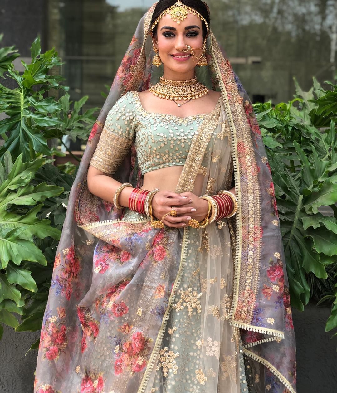 Surbhi Jyoti bridal look indian tv actress