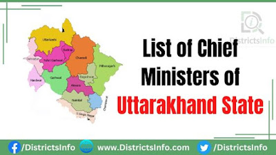 List of Chief Ministers of Uttarakhand State