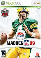 Madden NFL Football 2009 Cover Featuring Brett Favre by EA Sports