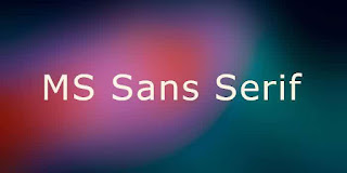 Cài đặt font MS Sans Serif cho Windows