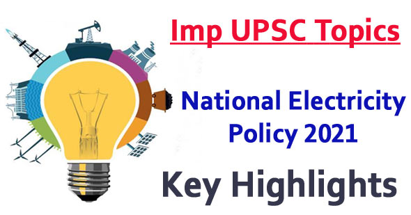 National Electricity Policy 2021