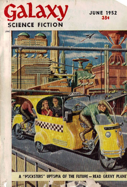 Portadas de la revista Galaxy Science Fiction en los años 50