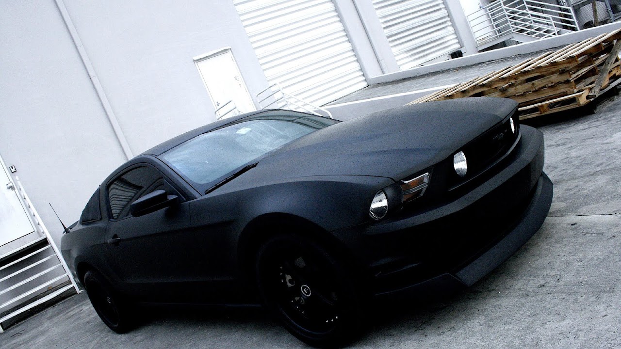 Matte Black Car