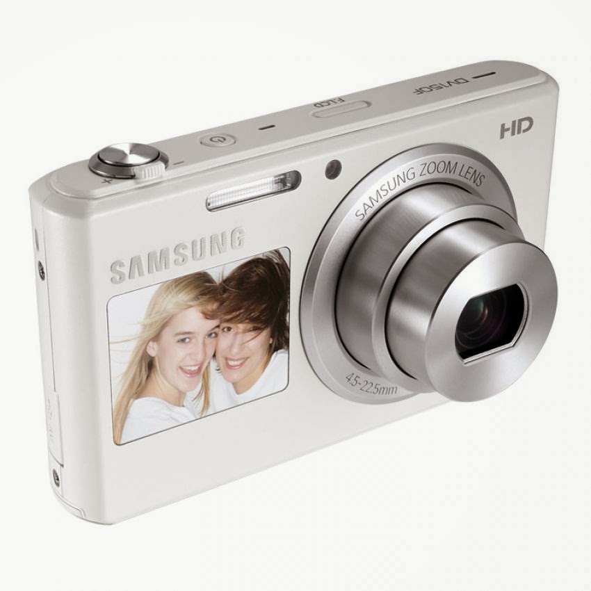 (IMPORT) Samsung DV150F Dual-View Smart Camera White