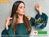 green dress photo download hina khan for her 2020 birthday celebration