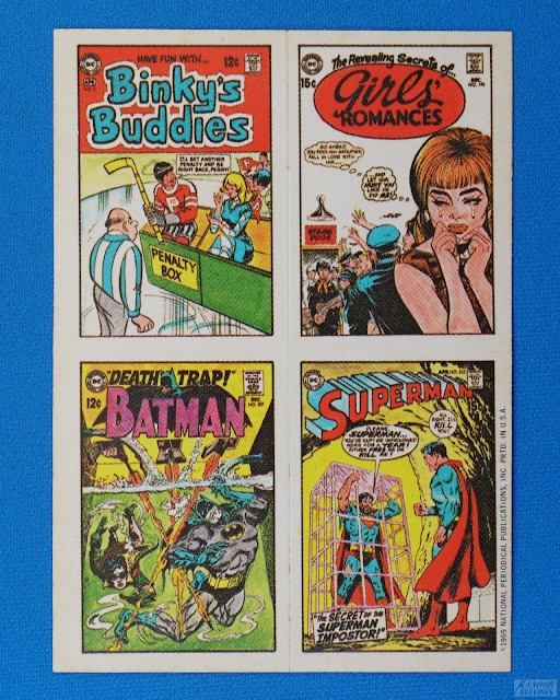 1970 Topps - DC Comic Cover Stickers - Superman #225