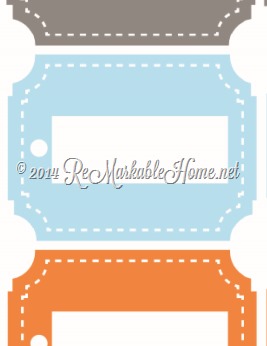 Printable Laundry Basket Name Labels from {ReMarkableHome.net}