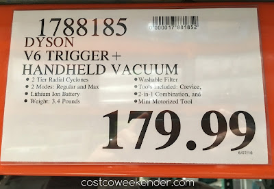 Deal for the Dyson V6 Trigger+ Handheld Vacuum at Costco