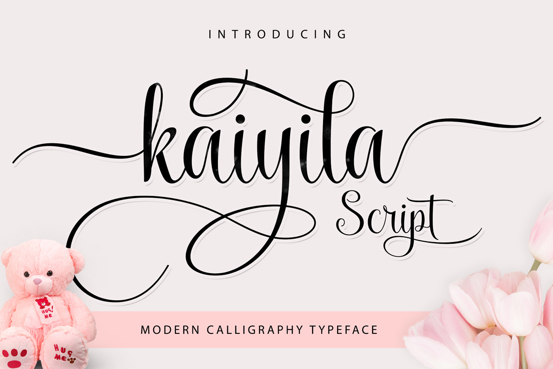 Kaiyila Script Font  Free Download  Free Script Fonts 