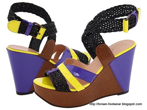 Brown footwear:brown-84599
