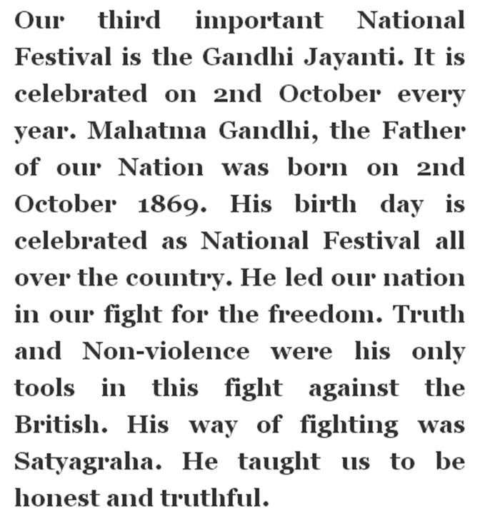 short essay on mahatma gandhi