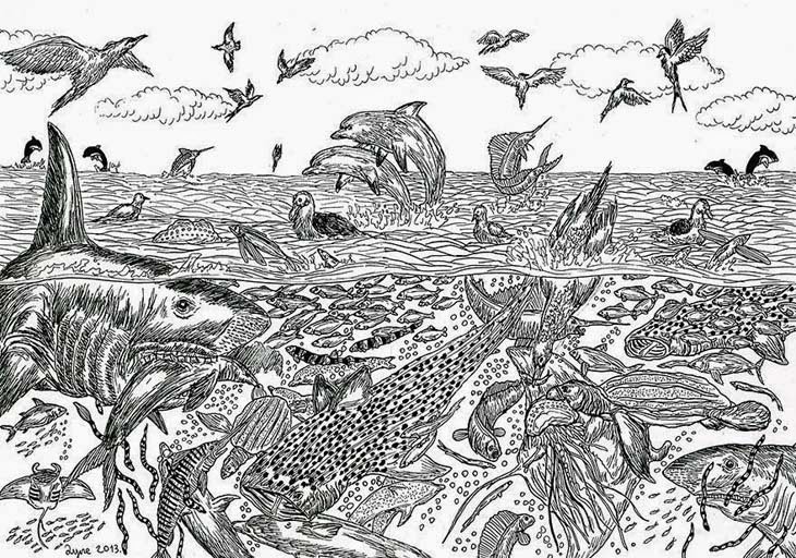 11-Year Old Child Prodigy Creates Stunningly Detailed Drawings Bursting With Life