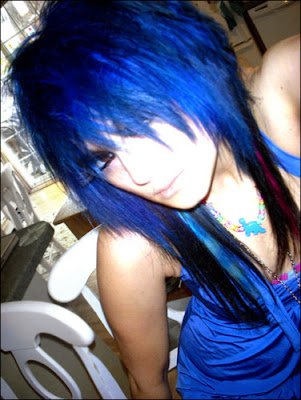 multi colored hairstyles. Multi Color For Emo Hairstyle