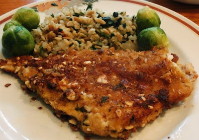 Almond Crusted Fish with Coconut Oil