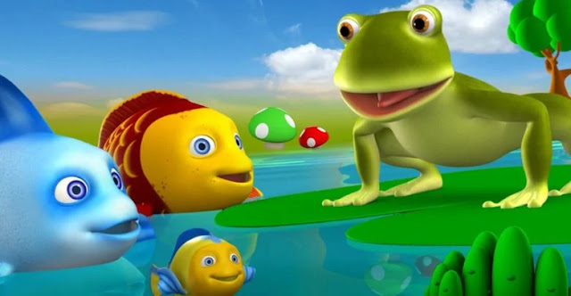 Two Fishes and a Frog Stories for Kids