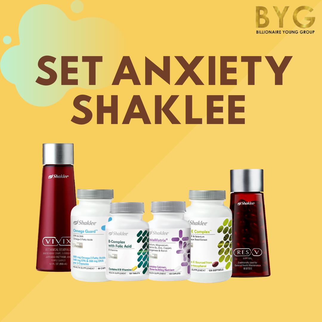 Set Anxiety Shaklee - Atasi Anxiety Attack Dengan Berkesan