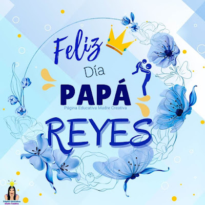 Solapín Feliz Día del Padre - Apellido Reyes para imprimir gratis