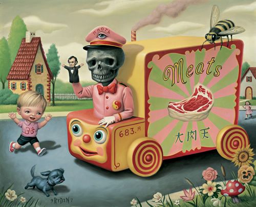 mark ryden pinturas ilustrações infantis surreal macabro cabeção