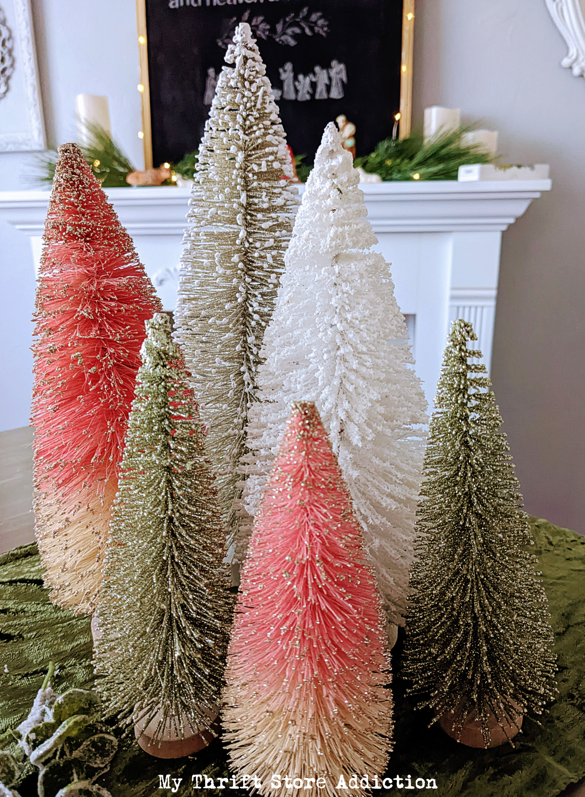 Christmas tablescape-Enchanted forest