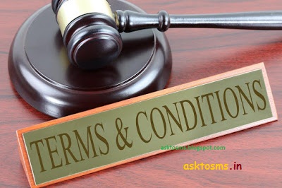 terms and condition page asktosms, terms & condition, asktosms