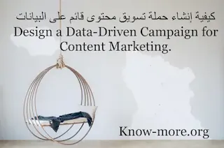 كيفية إنشاء حملة تسويق محتوى قائم على البيانات | Design a Data-Driven Campaign for Content Marketing.