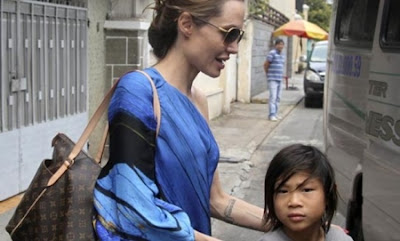 Angelina y Brad llevan a su hijo Pax a Vietnam