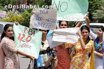 College Girls Protest