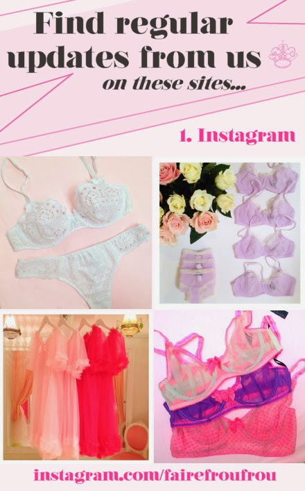 Find Faire Frou Frou on Instagram #fairefroufrou 