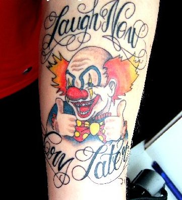 clown tattoos designs