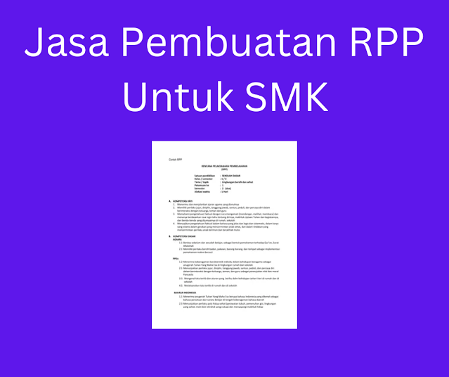 jasa pembuatan rpp SMK