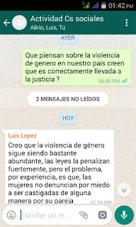 Discusión acerca de la violencia