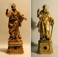 Italian Reliquary Busts and Statues of Ss. Peter and Paul