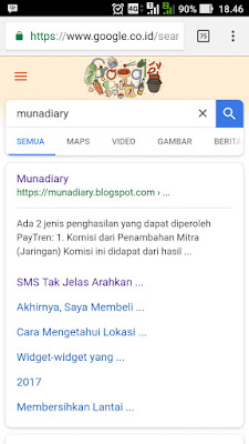 Tautan Situs Versi Mobile