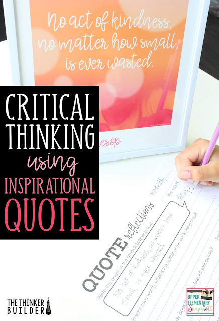 quotes with word critical thinking