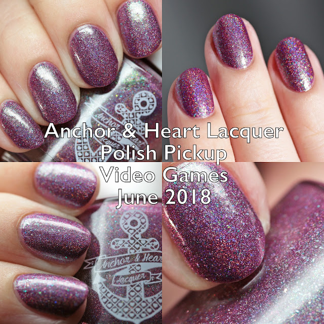 Anchor & Heart Lacquer Polish Pickup Video Games June 2018