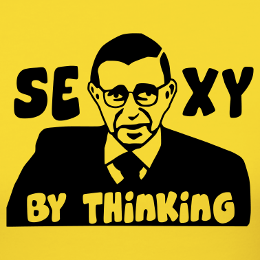 Sexy Jeans on Gelb Jean Paul Sartre Sexy By Thinking Girlie Design Png