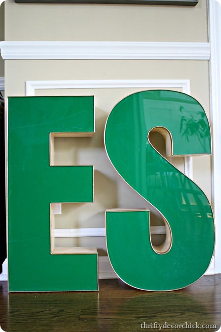big marquee letters