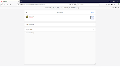 Cara Upload Foto di Instagram lewat PC - Mozilla